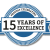 15 years of Excellence min